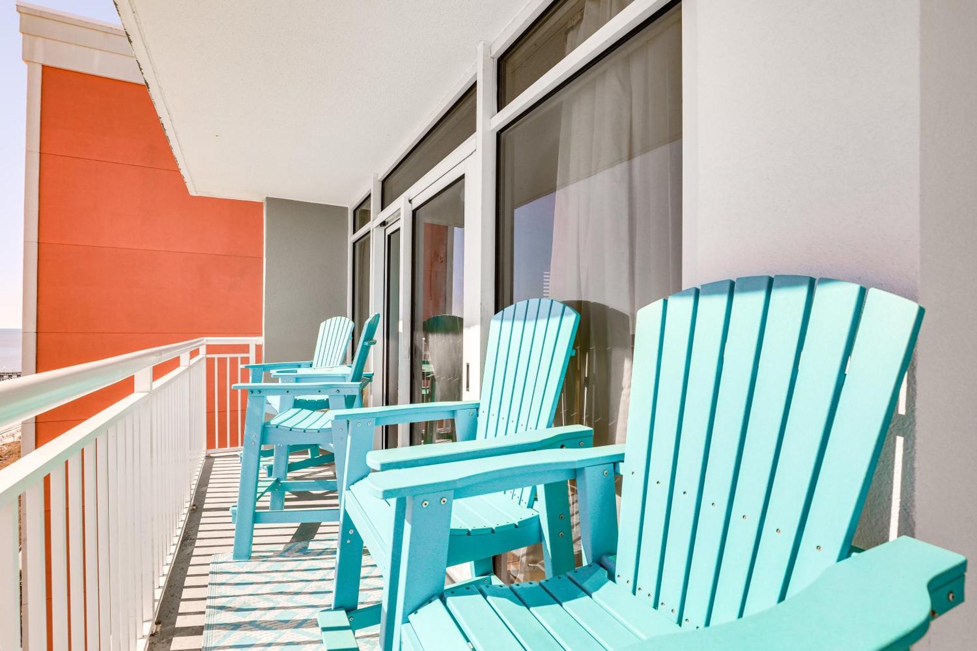 Oceanfront Condo With Huge Balcony Walk To Skywheel 默特尔比奇 外观 照片