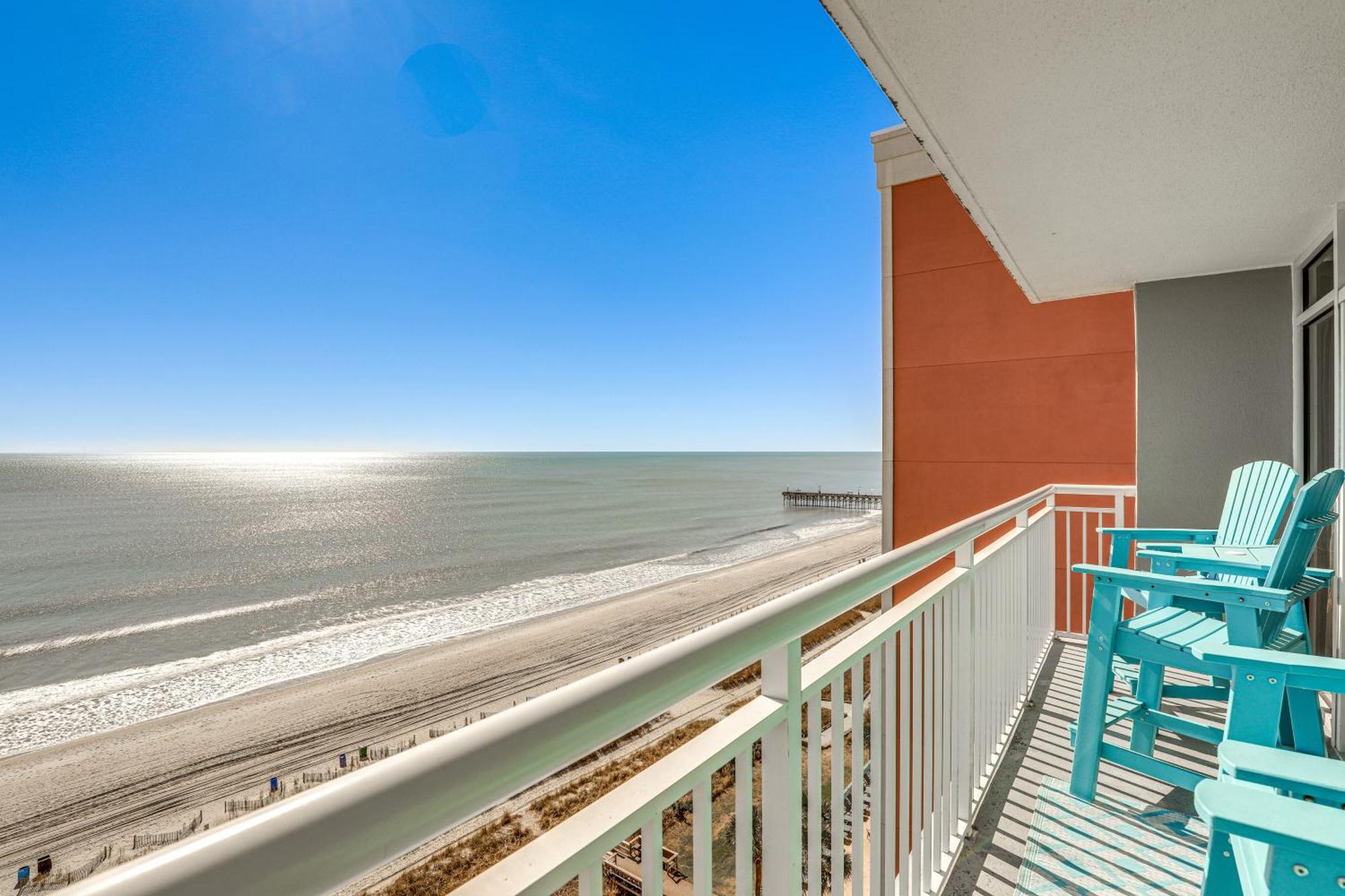 Oceanfront Condo With Huge Balcony Walk To Skywheel 默特尔比奇 外观 照片